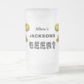 Funny bachelor party quote T-Rex gepersonaliseerd Matglas Bierpul (Center)