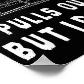 Funny Bachelor Party S Pull Out Mens Humor Sarcast Poster (Hoek)