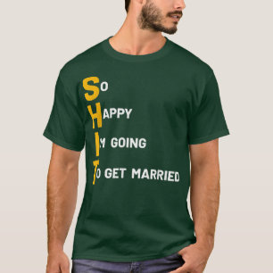 Funny Bachelor Party Stag Party Wedding Party Mann T-shirt