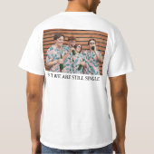 Funny Bachelor Party T-shirt (Achterkant)