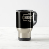 Funny Bachelor Party The Grooms Mannen Stadsbruilo Reisbeker (Voorkant rechts)