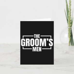 Funny Bachelor Party The Grooms Mannen Stal Weddin Kaart