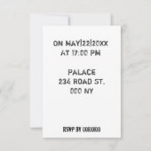 Funny bachelorette party bachelor kaart (Achterkant)