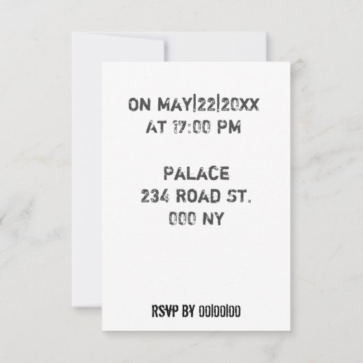 Funny bachelorette party bachelor kaart (Achterkant)