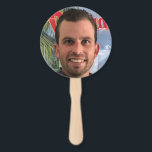 Funny Bachelorette Party Groom Afbeelding Foto Handwaaier<br><div class="desc">Funny Bachelorette Party Groom Afbeelding Foto hand Fan. Upload Uw eigen foto om voor uw groom aan te passen! Deze ventilatoren zullen je zeker koel houden en een geweldige foto maken!</div>