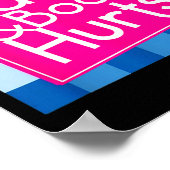 Funny Back Body Hurts Quote Exercise Workout Gym  Poster (Hoek)