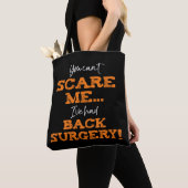 Funny Back Surgery Recovery ‘Scare’ Tote Bag (Dichtbij)