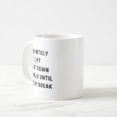 Funny Back To School Teacher Outfit I Definitely D Koffiemok (Voorkant links)