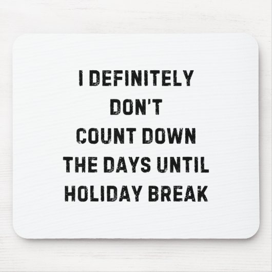 Funny Back To School Teacher Outfit I Definitely D Muismat (Voorkant)