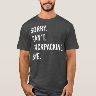 Funny Backpackaging T-shirt