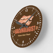 Funny Bacon Baconoloog Ronde Klok (Hoek)