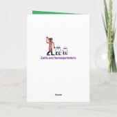 Funny Bacon Birthday Card Kaart (Achterkant)