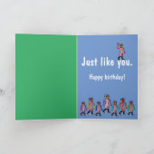 Funny Bacon Birthday Card Kaart (Binnen)