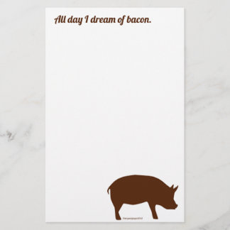 Funny bacon briefpapier