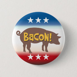 Funny Bacon Campaign Ronde Button 5,7 Cm