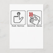 Funny Bacon Dryer Briefkaart (Voorkant)