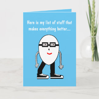 Funny Bacon & Egg Birthday Card Gift Kaart