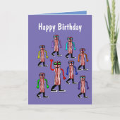 Funny Bacon & Egg Birthday Card Gift Kaart (Voorkant)