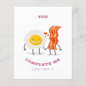 Funny Bacon Egg Complete | Beste cadeau voor stude Flyer (Achterkant)