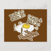 Funny Bacon en Eggs Briefkaart (Voorkant)