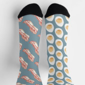 Funny Bacon en Eggs Pattern Sokken (Top)
