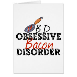 Funny Bacon Geobsedeerde Kaart