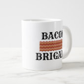 Funny Bacon Lover Breakfast Grote Koffiekop (Voorkant rechts)