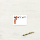 Funny Bacon Post-it® Notes (Op bureau)