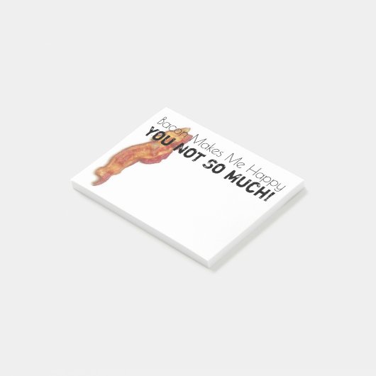 Funny Bacon Post-it® Notes (Schuin)