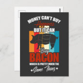 Funny Bacon Quote voor BBQ Grillmaster Briefkaart (Voorkant / Achterkant)