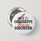 Funny Bacon Ronde Button 5,7 Cm (Voorkant /achterkant)