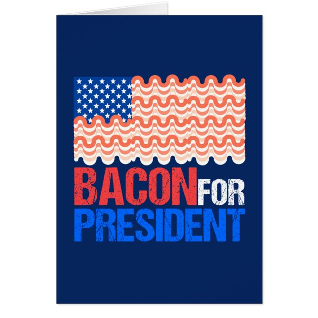Funny Bacon voor President (Voorkant)