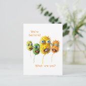 Funny Bacteria Briefkaart (Staand voorkant)