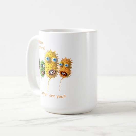 Funny Bacteria mok (Voorkant links)