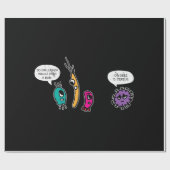 Funny Bacteria Pun Biology Science Bioloog Cadeaupapier (Vlak)