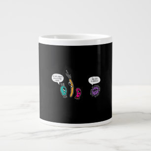Funny Bacteria Pun Biology Science Bioloog Grote Koffiekop