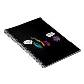 Funny Bacteria Pun Biology Science Bioloog Notitieboek (Rechterzijde)