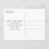 Funny Bad Dance beweegt Foto slaat de datum op Aankondigingskaart (Achterkant)