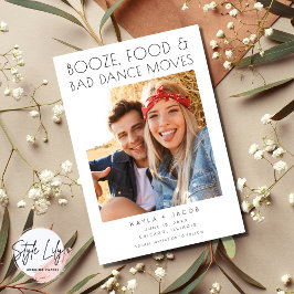 Funny Bad Dance Moves Photo Wedding Save the Date Aankondiging