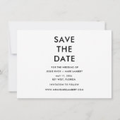 Funny Bad Dance Moves Photo Wedding Save the Date Aankondiging (Achterkant)