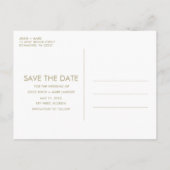 Funny Bad Dance Moves Photo Wedding Save the Date Aankondigingskaart (Achterkant)