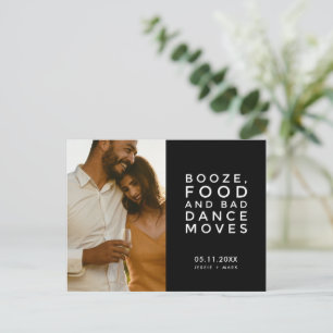 Funny Bad Dance Moves Wedding Save the Date Aankondigingskaart