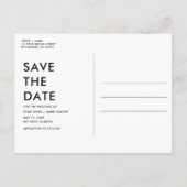 Funny Bad Dance Moves Wedding Save the Date Aankondigingskaart (Achterkant)