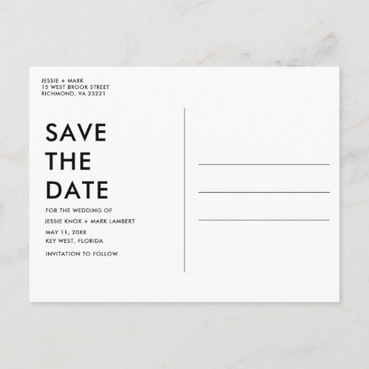 Funny Bad Dance Moves Wedding Save the Date Aankondigingskaart (Achterkant)