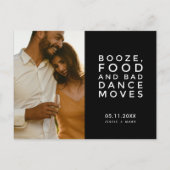 Funny Bad Dance Moves Wedding Save the Date Aankondigingskaart (Voorkant)