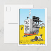 Funny Bad Day Briefkaart (Voorkant / Achterkant)