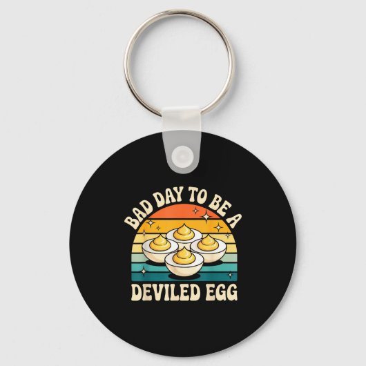 Funny Bad Day To Be A Deviled Egg Meme  Sleutelhanger (Voorkant)