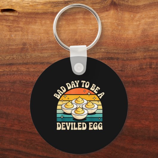 Funny Bad Day To Be A Deviled Egg Meme  Sleutelhanger (Voorkant)