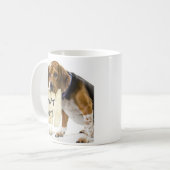Funny Bad Dog In The Dog House Coffee Cup Mok (Voorkant links)