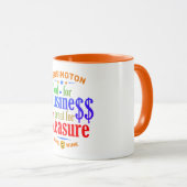 FUNNY Bad for Business Ideaal voor plezier Mok (Voorkant rechts)